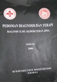 PEdoman diagmosis dan terapi bag/smf ilmu kedokteran jiwa