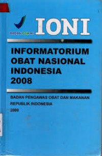 IONI, Informatorium obat nasional Indonesia