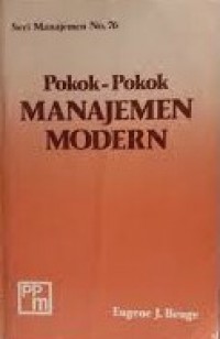 Pokok-Pokok Manajemen Modern